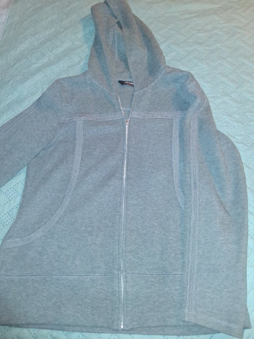 Kirkland Women's Zip-front hoodie sweatshirt/jacket-size XL